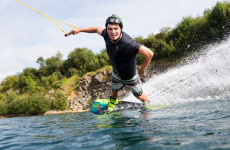 A year after ditching college to chase his dream, wakeboarder David O'Caoimh is riding high