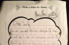 This heartwarming letter to Santa was written by a seven-year-old Irish boy