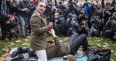 British porn enthusiasts stage face-sitting protest against new law