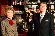 Government Buildings got a lick of paint when Ronald Reagan came to visit