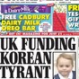 The Sunday Express have a very regrettable headline-photo combo this morning