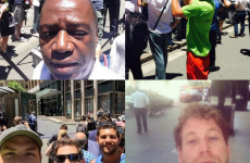 Yes, people are actually taking selfies at the Sydney siege