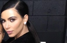 Kim Kardashian cropped her own daughter out of a selfie and the internet freaked out