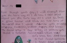 Here's the heartfelt letter a 9-year-old girl wrote her teacher after he came out as gay