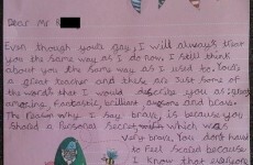 Here's the heartfelt letter a 9-year-old girl wrote her teacher after he came out as gay