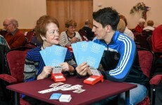 Mary O'Rourke and Danny Sutcliffe had an intense Bridge battle in Dublin today