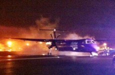 Plane makes emergency landing in Belfast after engine catches fire