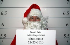 Police are looking for Santa Claus because he robbed a bank