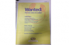 It's no joke: Hundreds of people have responded to this ad looking for the next Ray D'Arcy