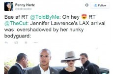 The internet is fixated with Jennifer Lawrence's ridiculously handsome bodyguard