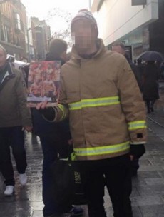 These men are not fire fighters - but they're not scamming you