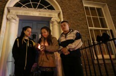 Jonathan Corrie's family slept out last night on the spot where he died