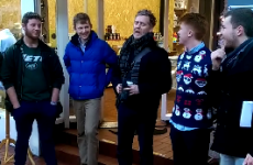 Glen Hansard joins busking students to sing a lovely rendition of The Auld Triangle