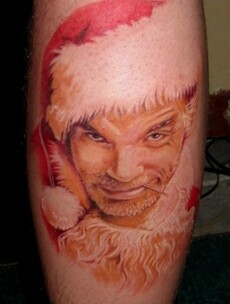 7 strangely impressive Christmas tattoos