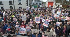 These Offaly protesters don't want the only bank in their town closed