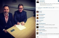 Elton John Instagrammed his entire wedding over the weekend... it's The Dredge