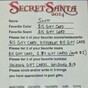 This note from an office worker epitomises the stress of Secret Santa