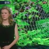 Nuala Carey was caught unawares while doing the weather yesterday