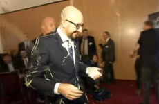 Belgium's prime minister was covered in his country's national dish yesterday