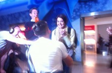 Irish guy proposes to his American girlfriend as she arrives in Ireland for Christmas