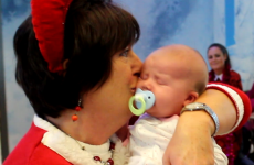 Home for Christmas: Irish granny meets her newborn granddaughter for the first time