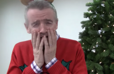 Ryanair has gone to the US for Christmas - but we're not sure why the boss looks so sad