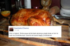 Entire Dublin bank queue gives advice to man about Christmas cooking