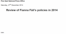 Fine Gael has just dished out this epic burn to Fianna Fáil