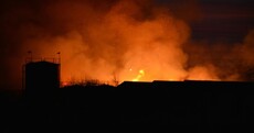 Firefighters have been battling this blaze at a Carlow factory all through the night