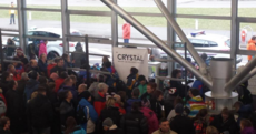 Irish skiers 'threatened by police' as airport ordeal enters second day