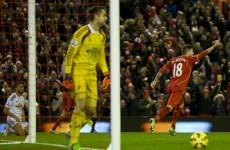 A goalkeeping blunder and a touch of class from Lallana helped Liverpool rout Swansea