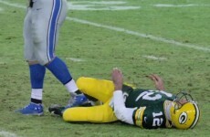 NFL suspends bad boy Ndamukong Suh For this stamp on Aaron Rodgers' leg