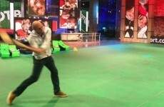 Ben Kay nailed a hurling shot in front of Tomás O'Leary on BT Sport last night