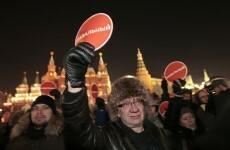 Over 130 people have been arrested at an anti-Putin protest in Moscow