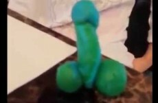 Little girl's 'dolphin on wheels' clay creation looks awkwardly phallic