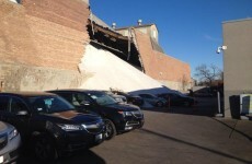 Salt avalanche covers cars after factory wall collapses