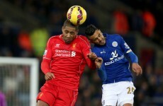 Leicester sensationally levelled at Anfield after scoring two peaches in two minutes