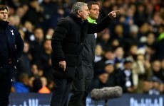 Obviously, Jose Mourinho blamed the officials after defeat to Spurs