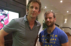 You'll never guess who the Kilkenny hurlers played a game of head tennis with in Miami