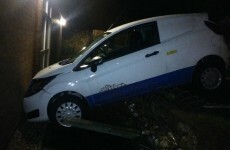 Drink-driver crashes his car... into a police station
