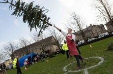 Sick of the sight of your tree...how far could you throw it?