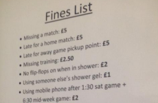 How much does it cost to pee in the shower at Blyth Spartans?