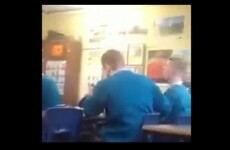 Irish lads trick their teacher into saying one hundred and eighty, the obvious ensues