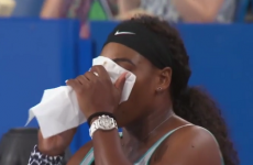 Serena Williams orders a cup of coffee after losing opening set 0-6. It works.