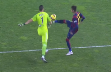 Neymar tried a Georgie Best last night ... and got booked for it