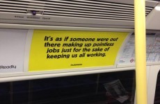 These bleak tube posters are exactly what you don't want to see going back to work
