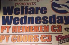 'Welfare Wednesday’ pub: 'We are in a high unemployment area and didn't want to exclude locals'