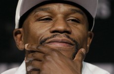 Floyd Mayweather tweeted a picture worth nearly $290 million*