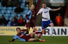 Goals from two Irishmen saved Chesterfield from a third round FA Cup exit tonight