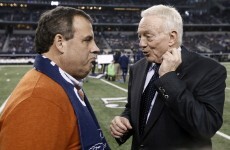 Government officials are keeping a close eye on the Chris Christie-Jerry Jones bromance